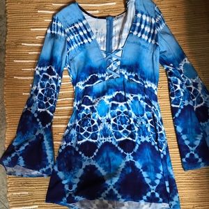 Beginning Boutique ocean blue dress